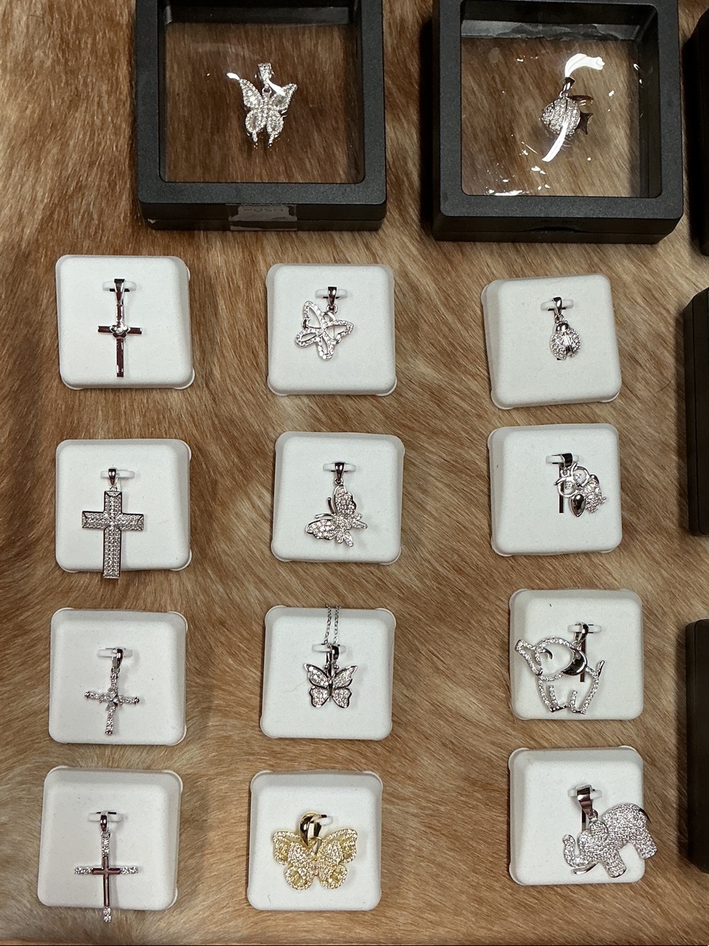 Sterling Silver Assortment of Pendants, Etc.